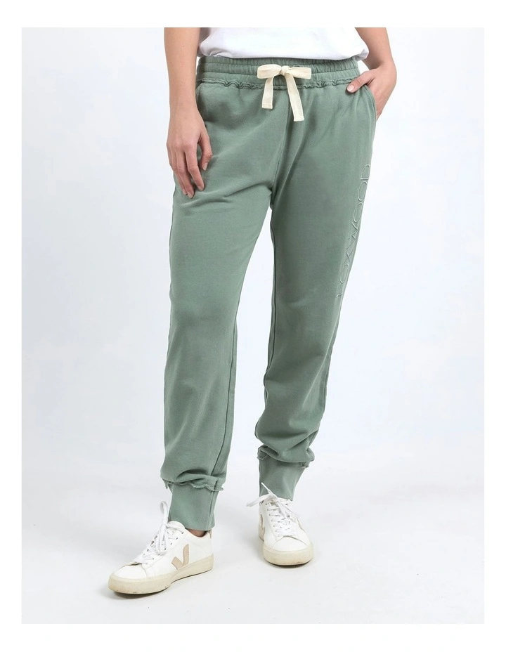 Simplified Track Pant in Sage image 5
