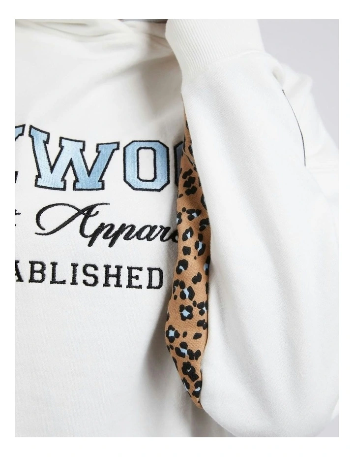Established Hoodie Vinatge in White image 4