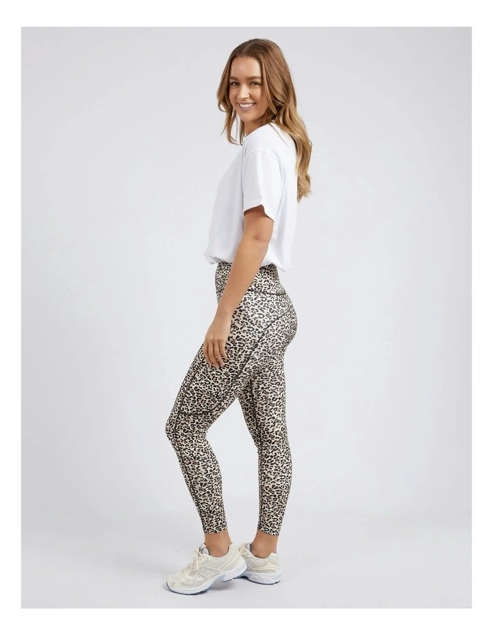 Leopard Legging Print in Brown image 6