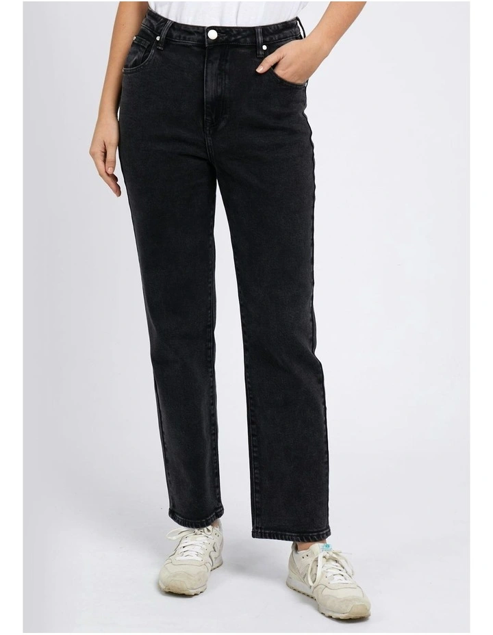 Enmore Wide Leg Jean in Washed Black image 1