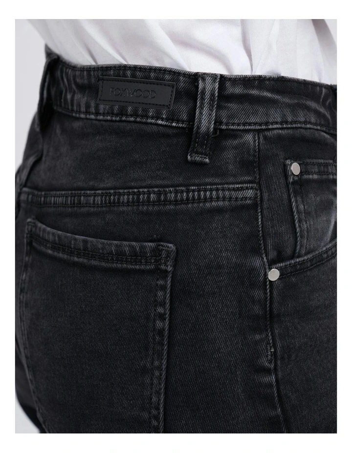 Enmore Wide Leg Jean in Washed Black image 4