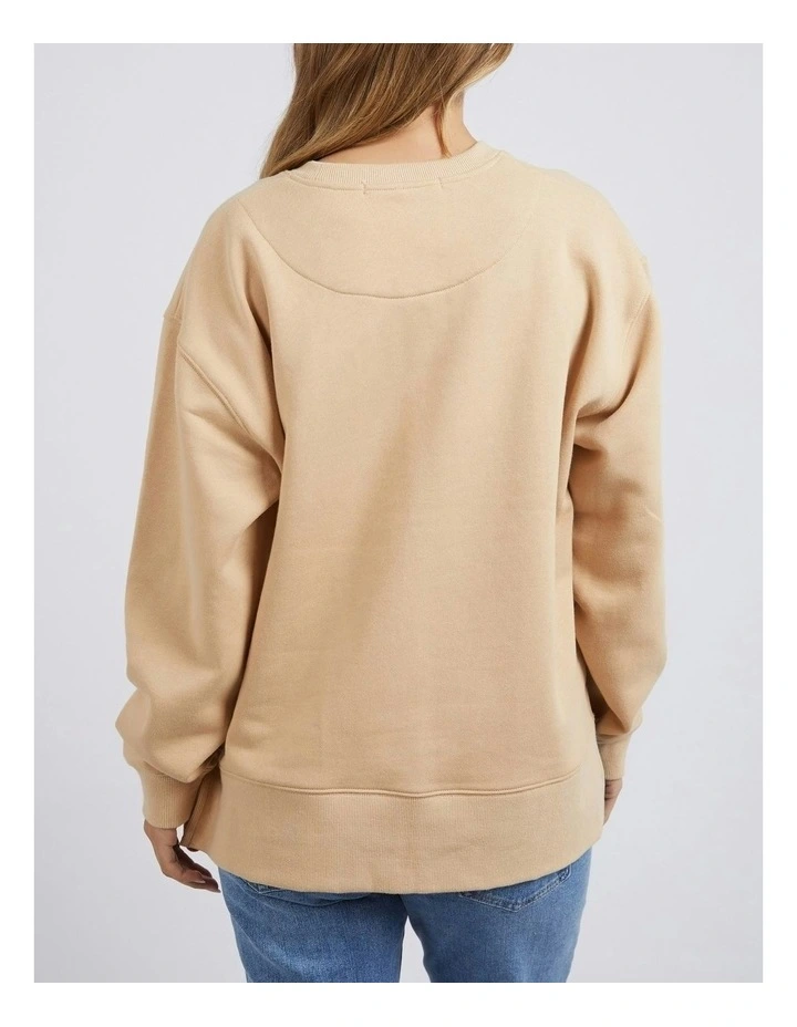 Carnation Crew Jumper in Sesame image 2