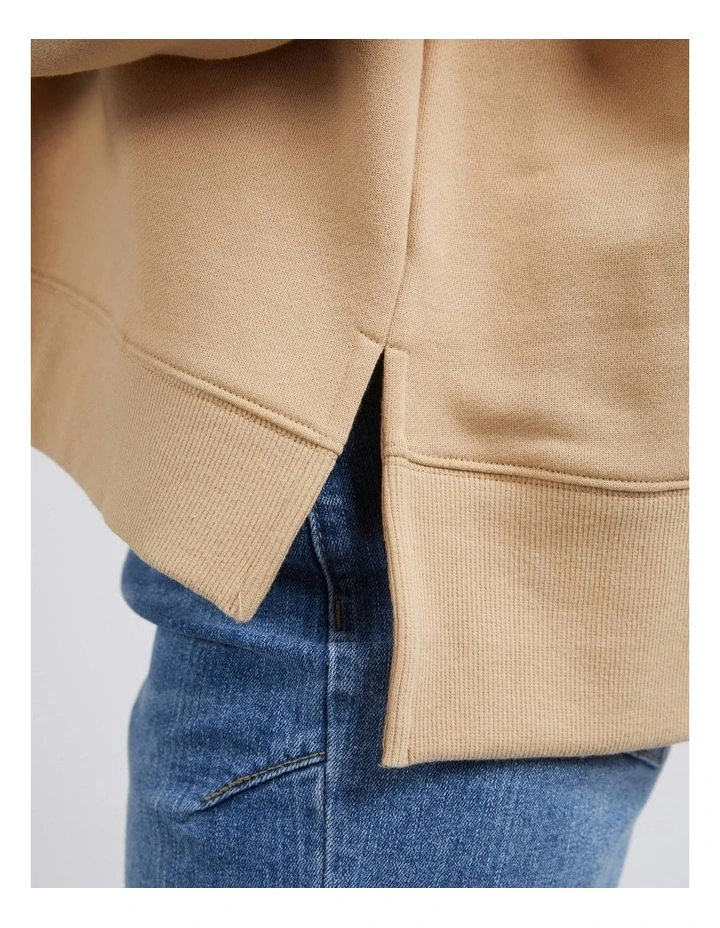 Carnation Crew Jumper in Sesame image 4