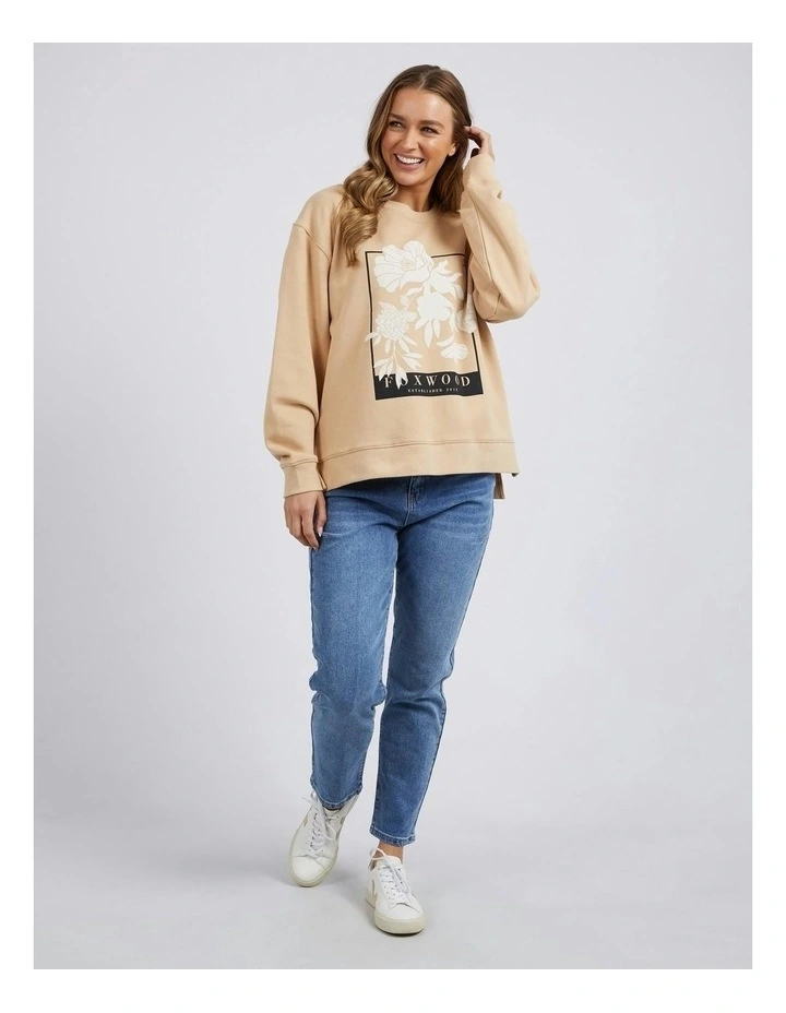 Carnation Crew Jumper in Sesame image 5