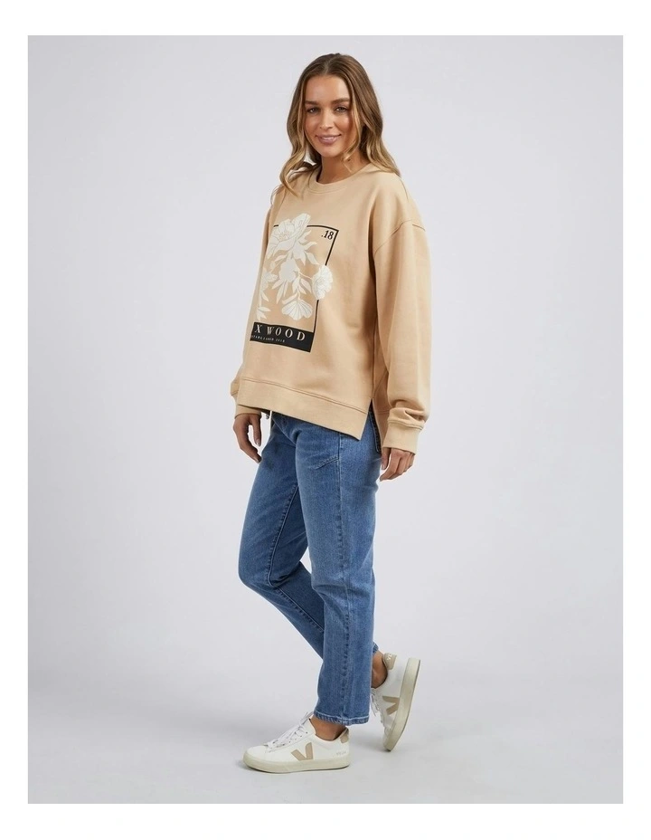 Carnation Crew Jumper in Sesame image 6