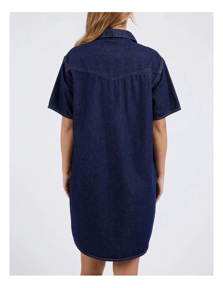 Sorcha Denim Dress in Indigo Denim image 2