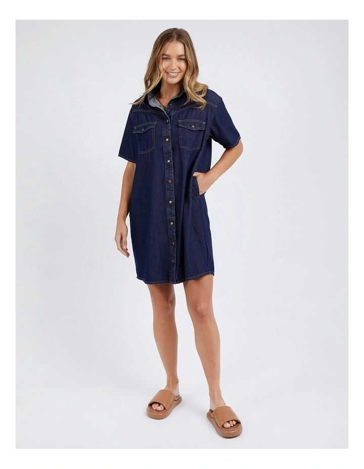 Foxwood Sorcha Denim Dress in Indigo Denim MYER