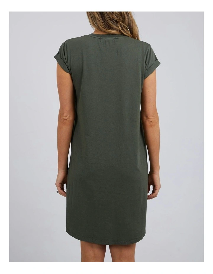 Manly Vee Dress in Khaki image 2
