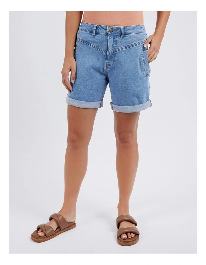 Devi Short in Light Denim image 2