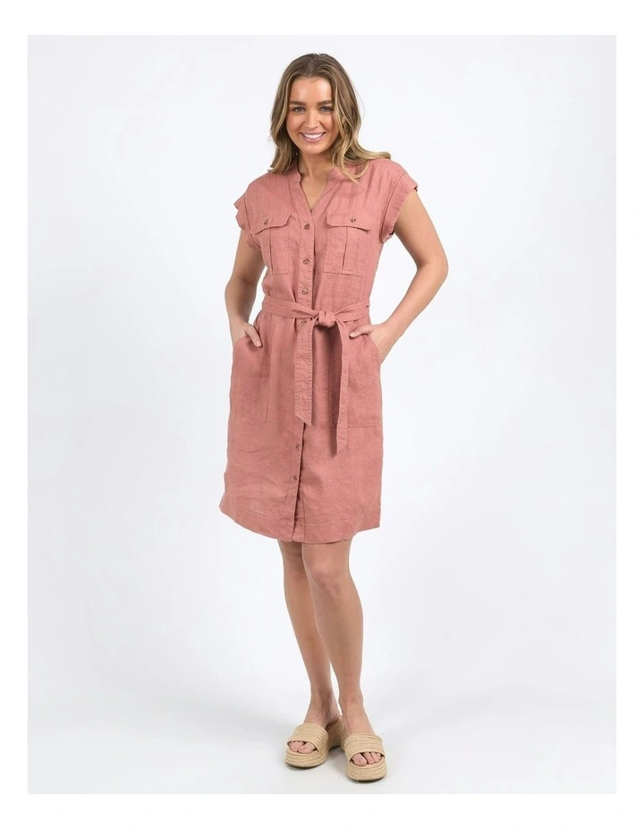Harlow Dress in Clay image 2