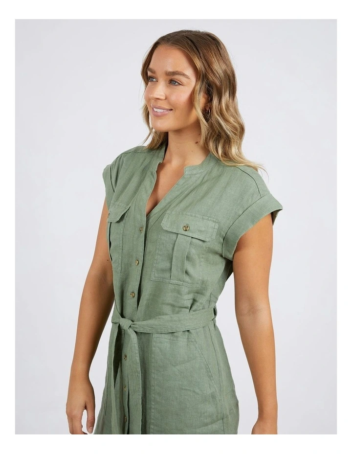 Harlow Dress in Khaki image 5