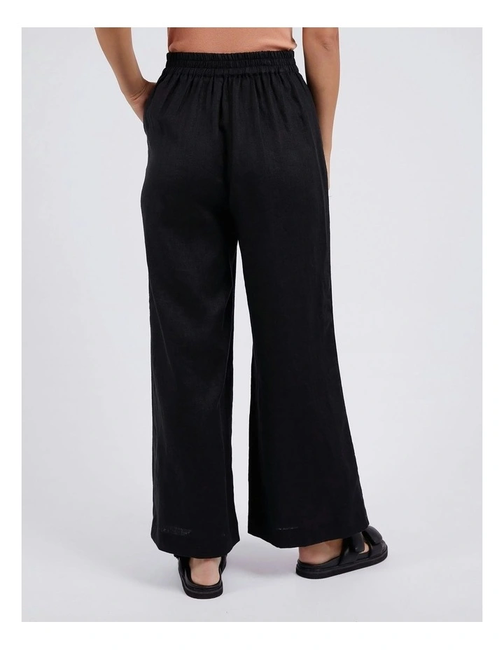 Elina Wide Leg Pant in Black image 4