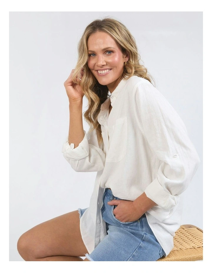 Carrie Shirt in White image 2