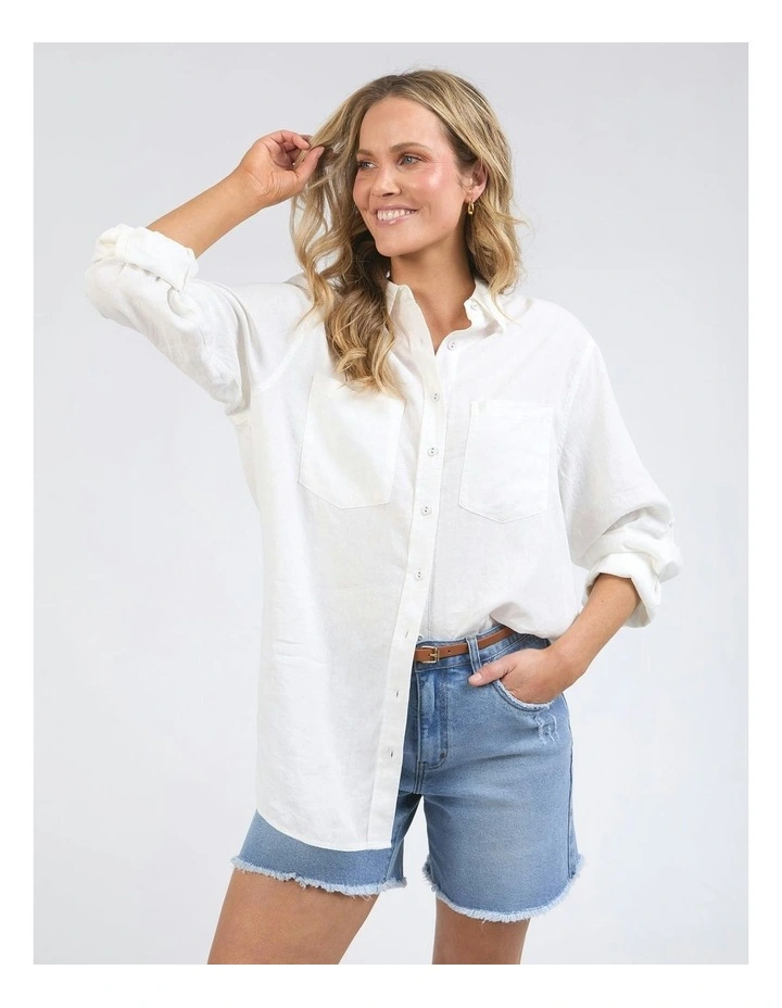 Carrie Shirt in White image 5