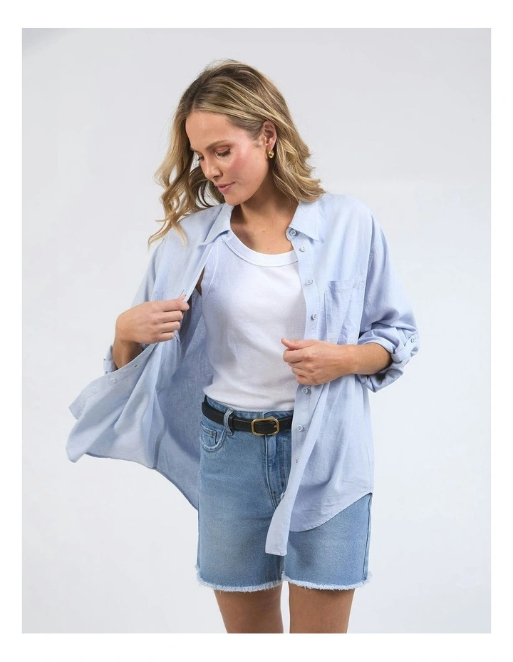 Carrie Shirt in Blue image 6