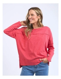 Jayne Throw On Top in Red