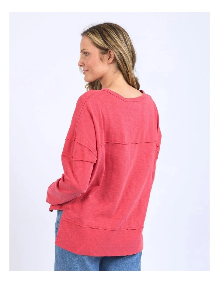 Jayne Throw On Top in Red image 2