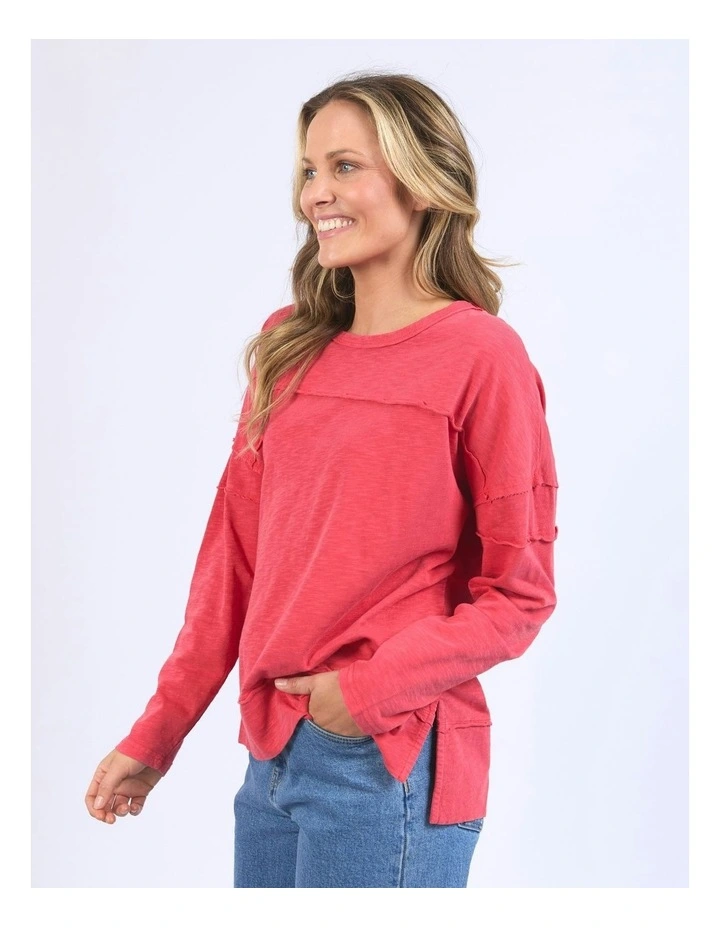 Jayne Throw On Top in Red image 3