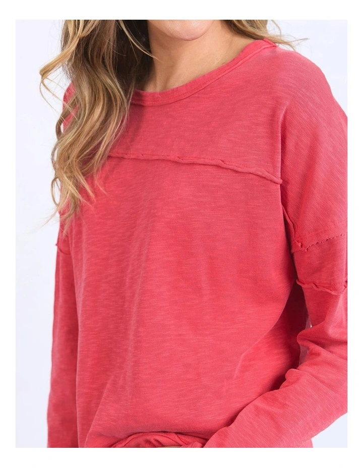 Jayne Throw On Top in Red image 4