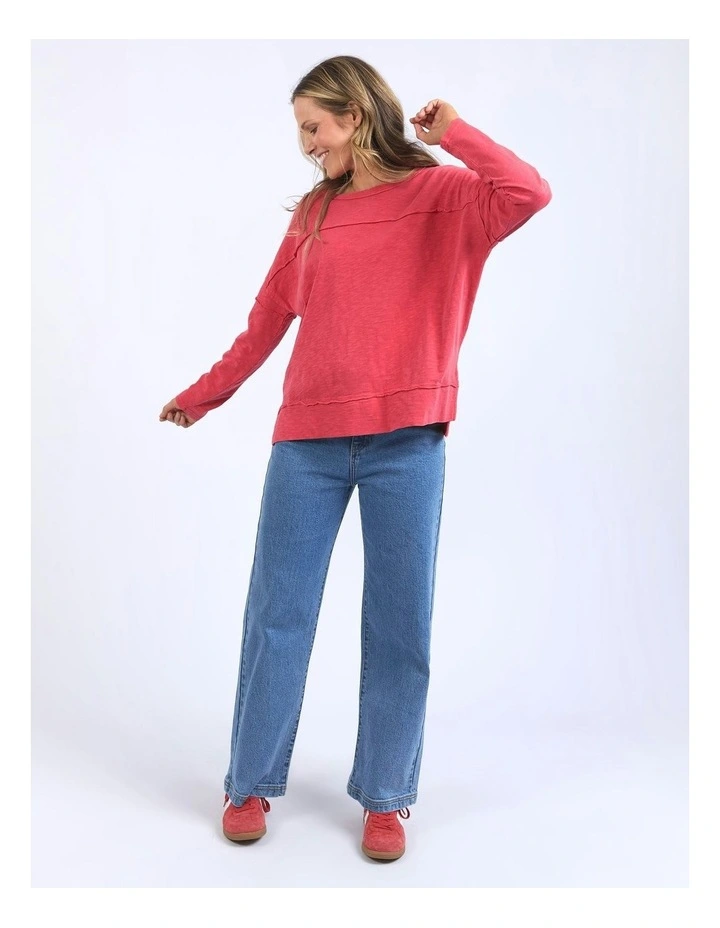 Jayne Throw On Top in Red image 5