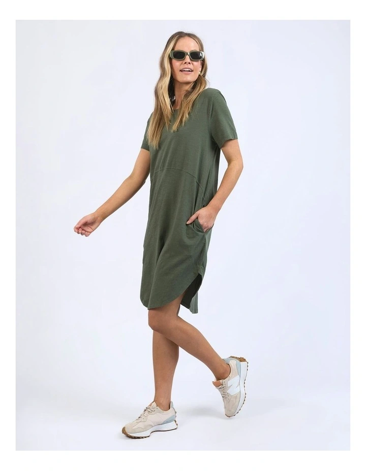 Bay Dress in Khaki image 2