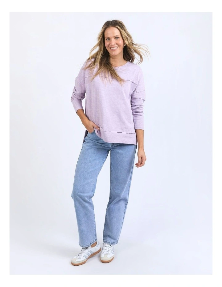 Jayne Throw On Top in Orchid Bloom image 1