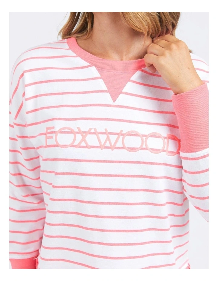 Simplified Crew Stripe Jumper in Multi image 4