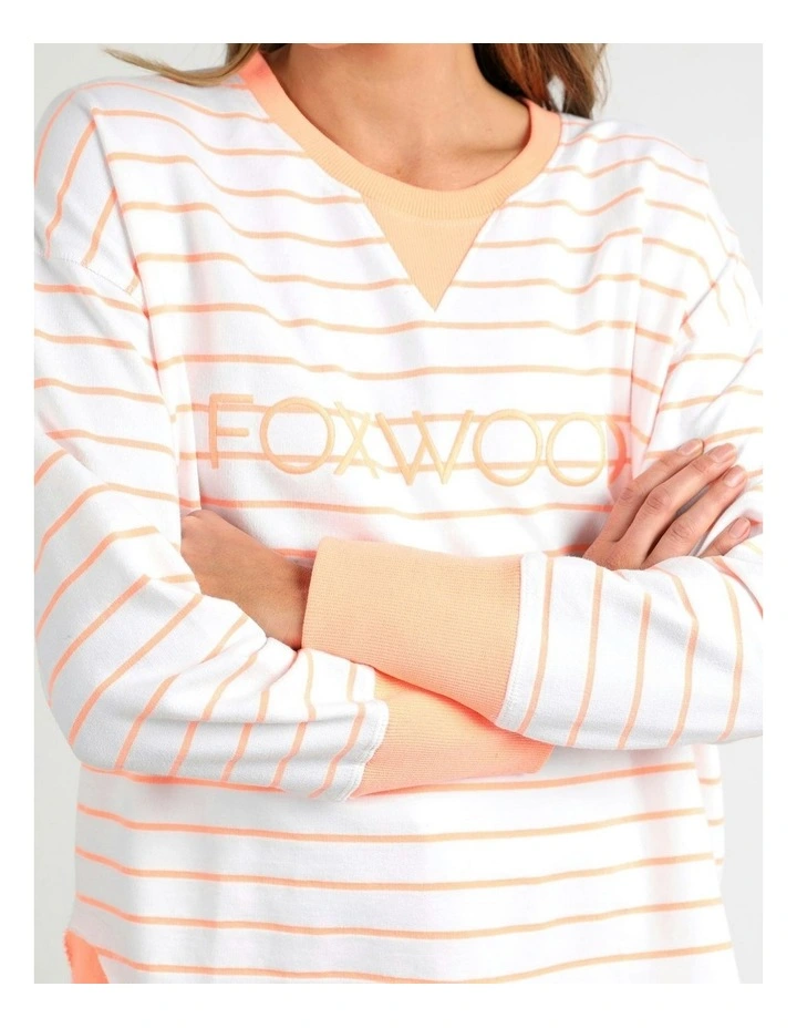 Simplified Crew Stripe Jumper in Multi image 4