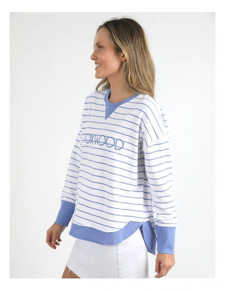 Simplified Crew Stripe Jumper in Multi image 6