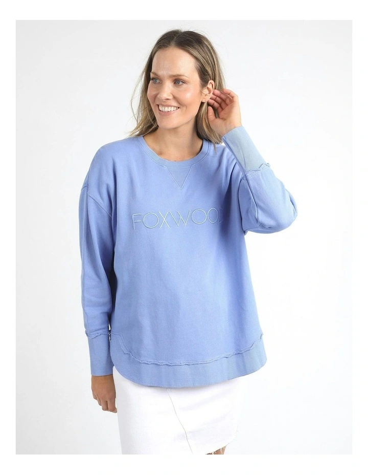 Simplified Crew Jumper in Blue image 1