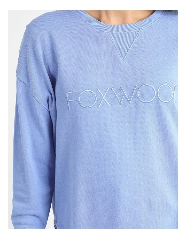 Simplified Crew Jumper in Blue image 4