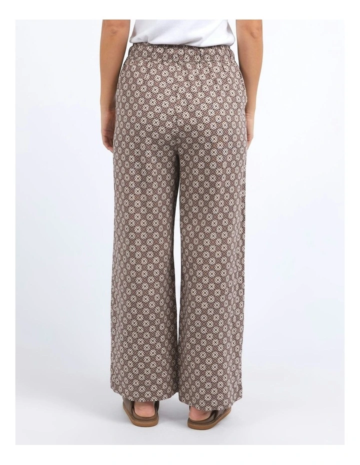 Lui Geo Pant in Brown image 2
