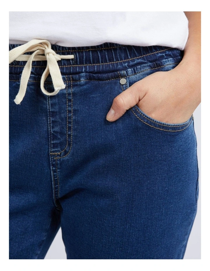 Juliette Jogger Jean in Dark Blue image 4