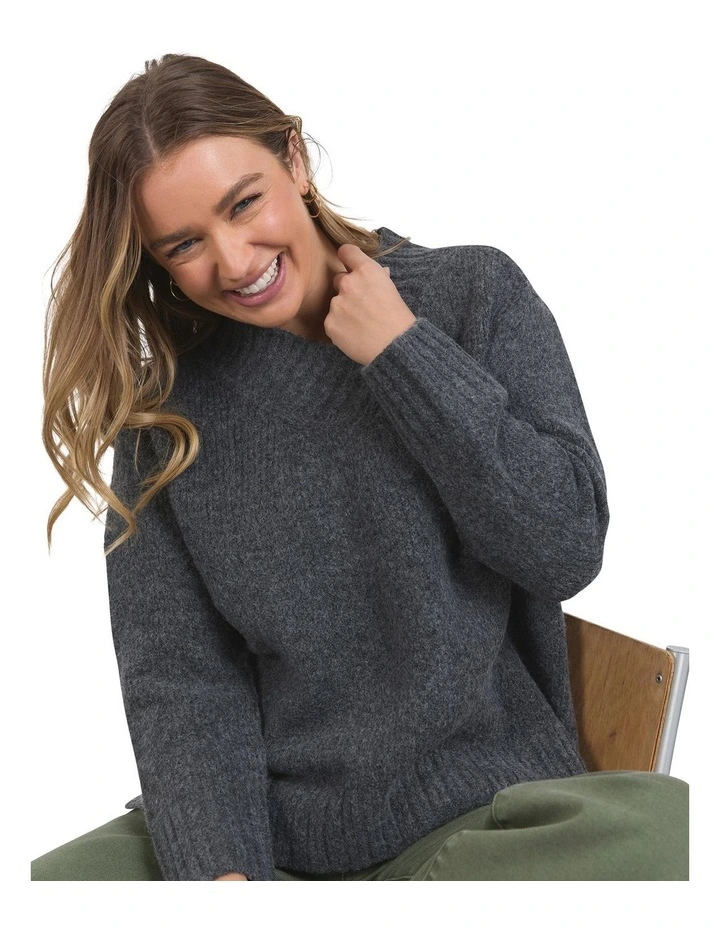 Pepper Knit Jumper in Grey image 3