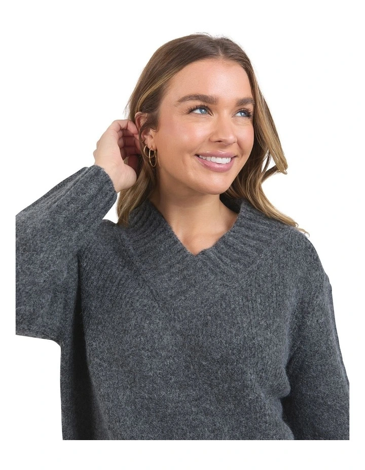 Pepper Knit Jumper in Grey image 5