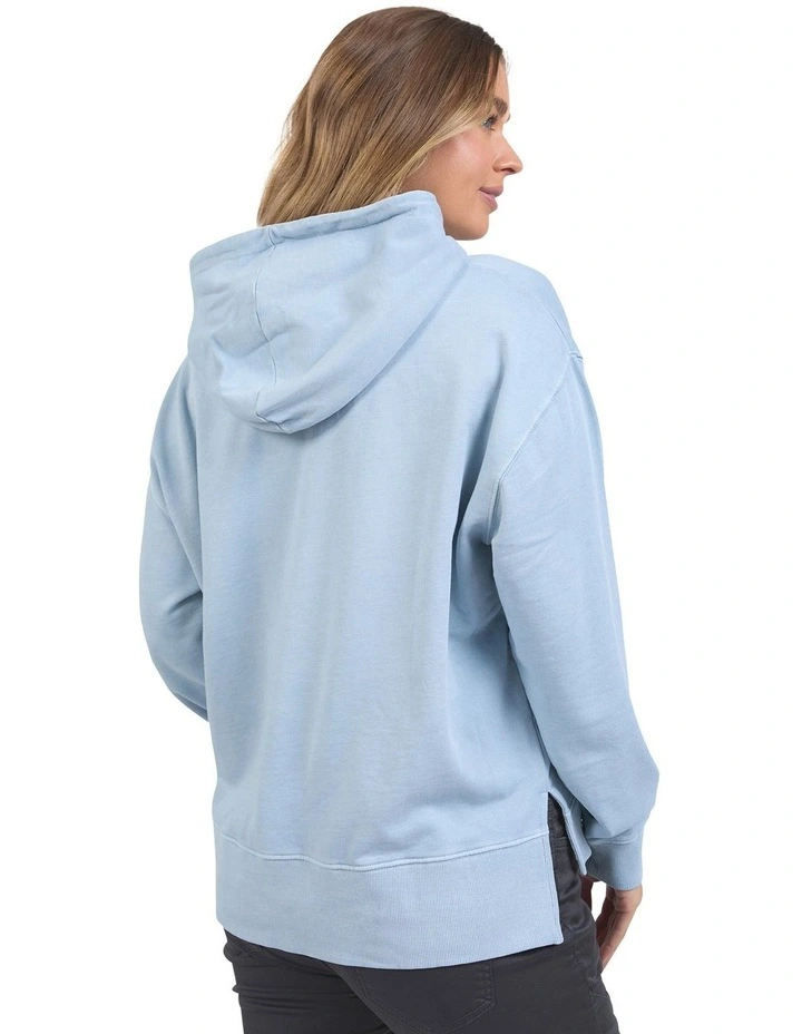 Effortless Hoodie in Light Blue image 2