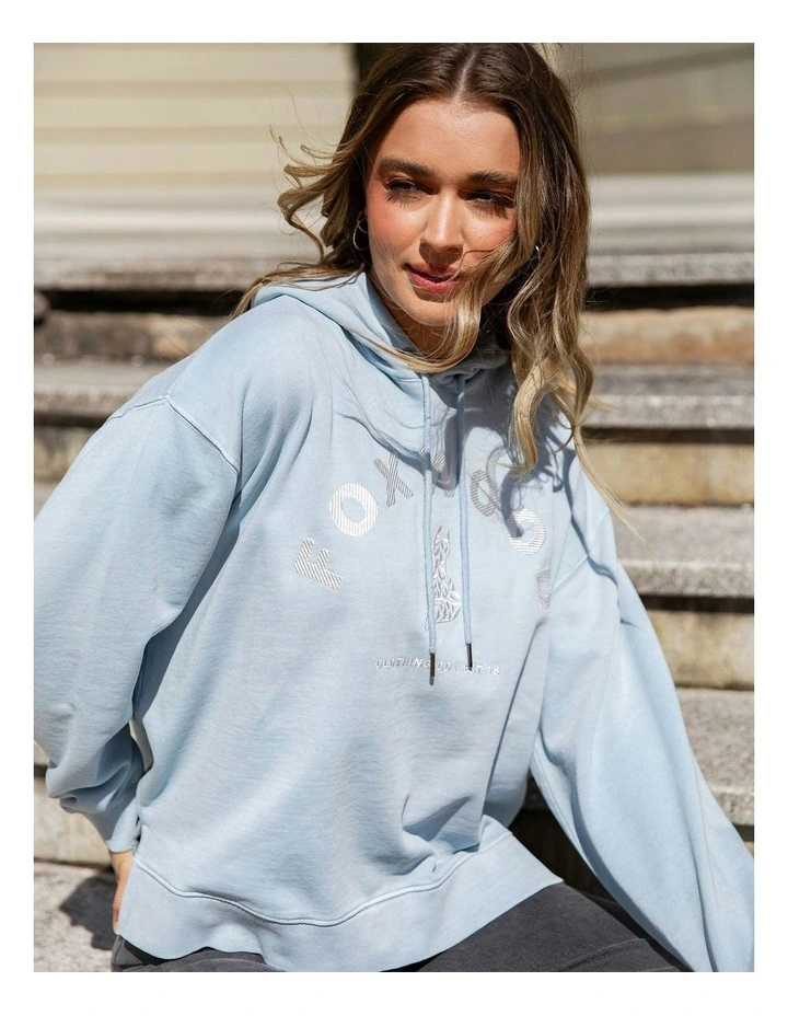 Effortless Hoodie in Light Blue image 3