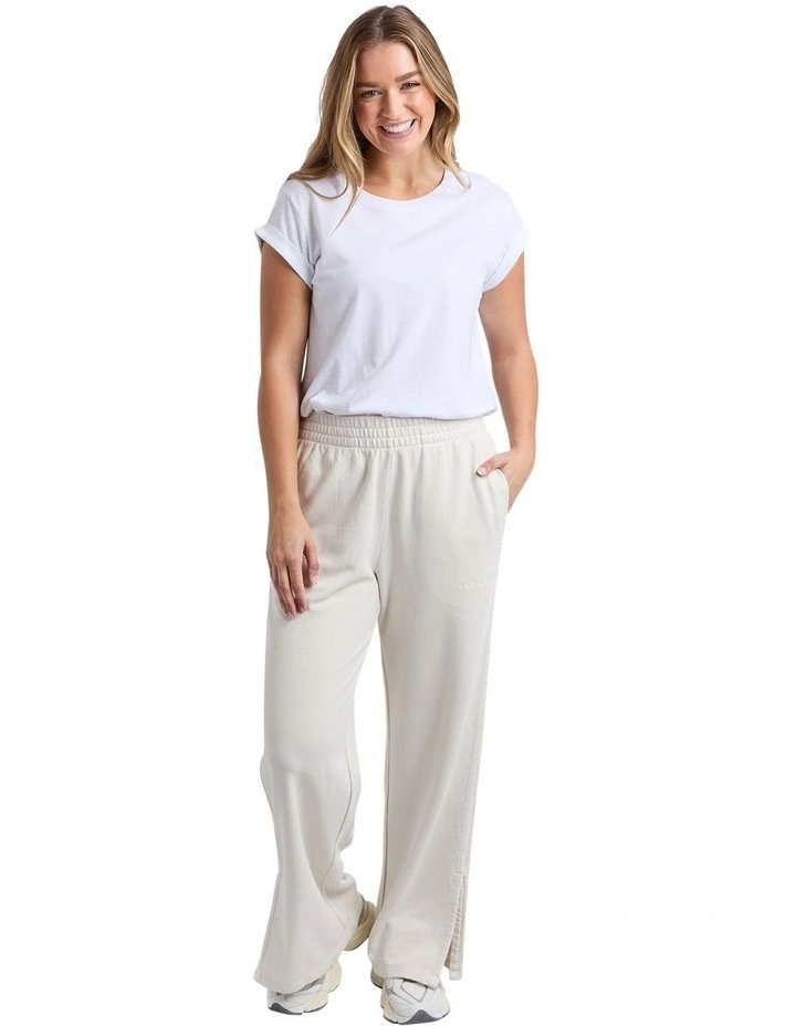 Classic Track Pant in Bone image 3