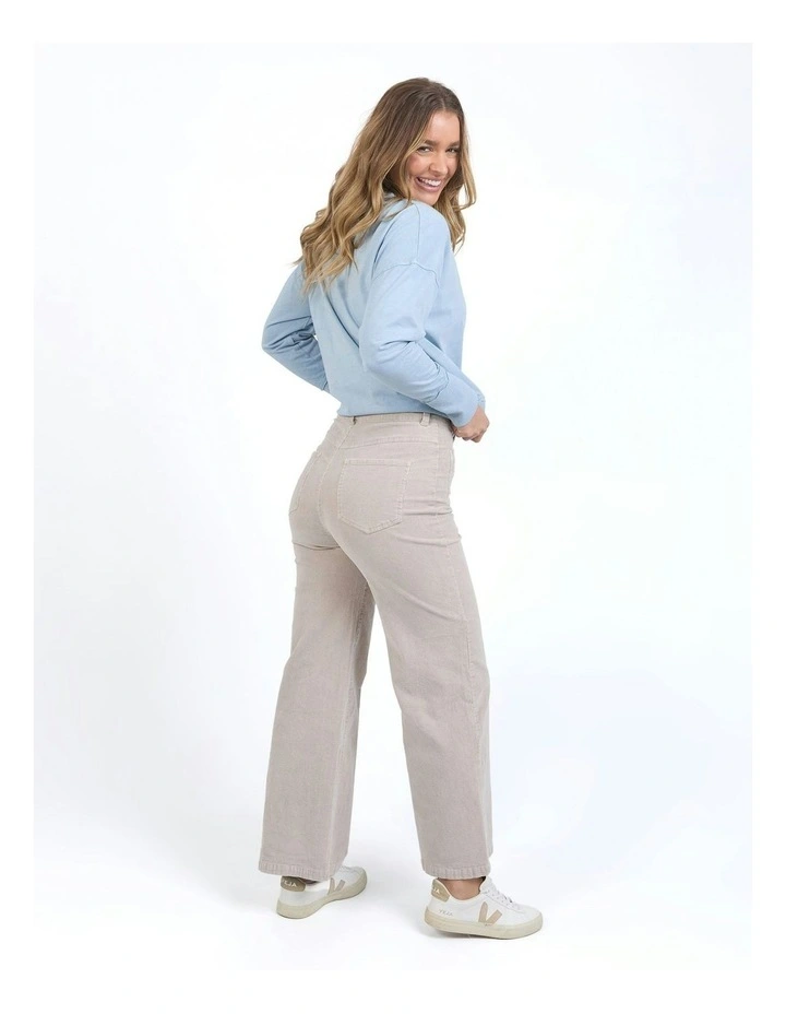 Henrietta Cord Pant in Mushroom image 2