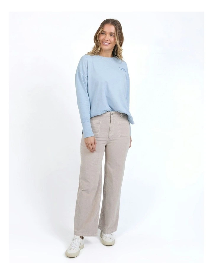 Henrietta Cord Pant in Mushroom image 3