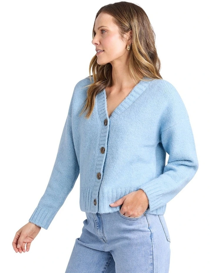 Jensen Button Cardigan in Light Blue image 4