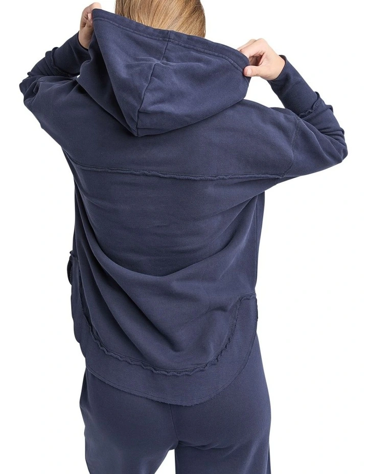 Simplified Hoodie in Navy image 2