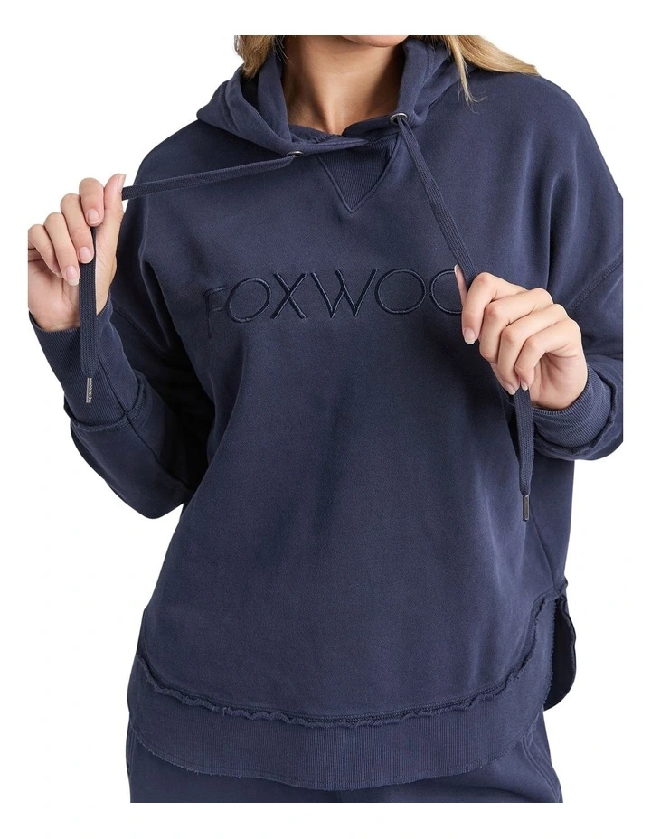 Simplified Hoodie in Navy image 5