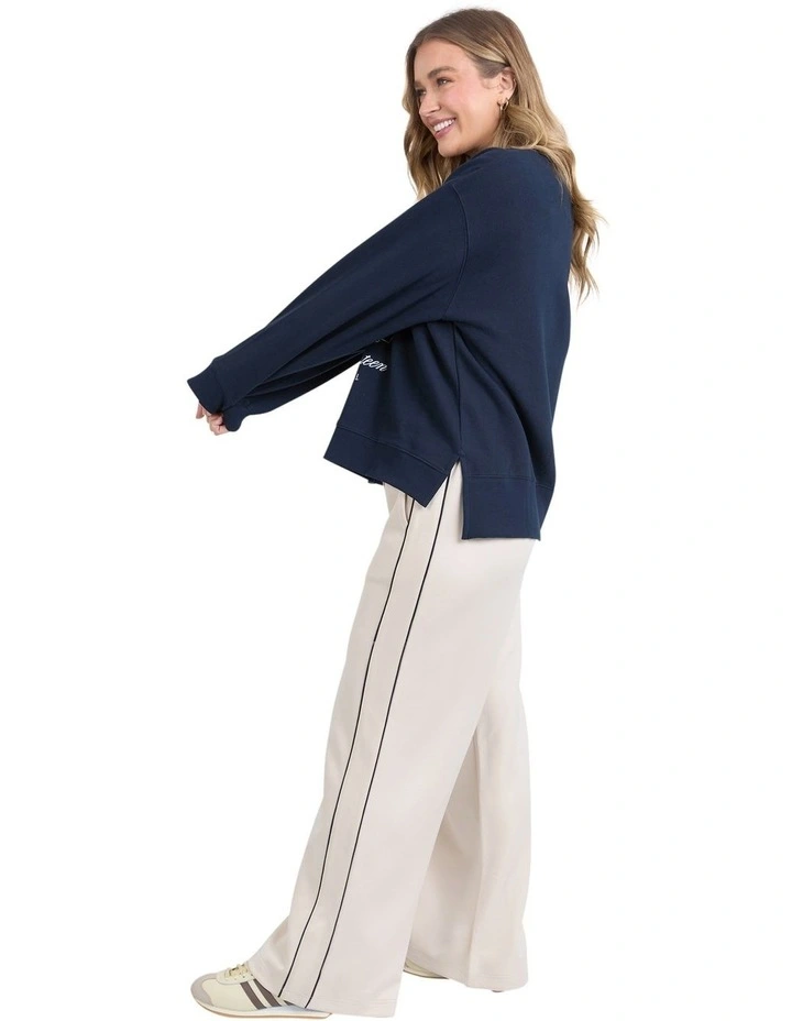 Royal Botanical Crew Sweatshirt in Navy image 6