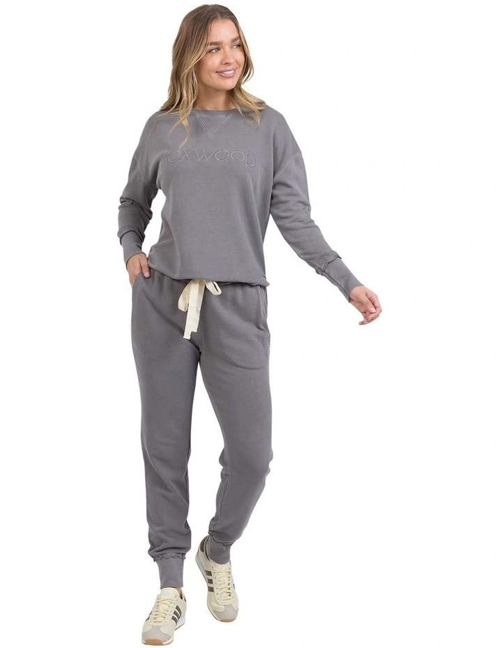 Simplified Track Pant in Iron image 3