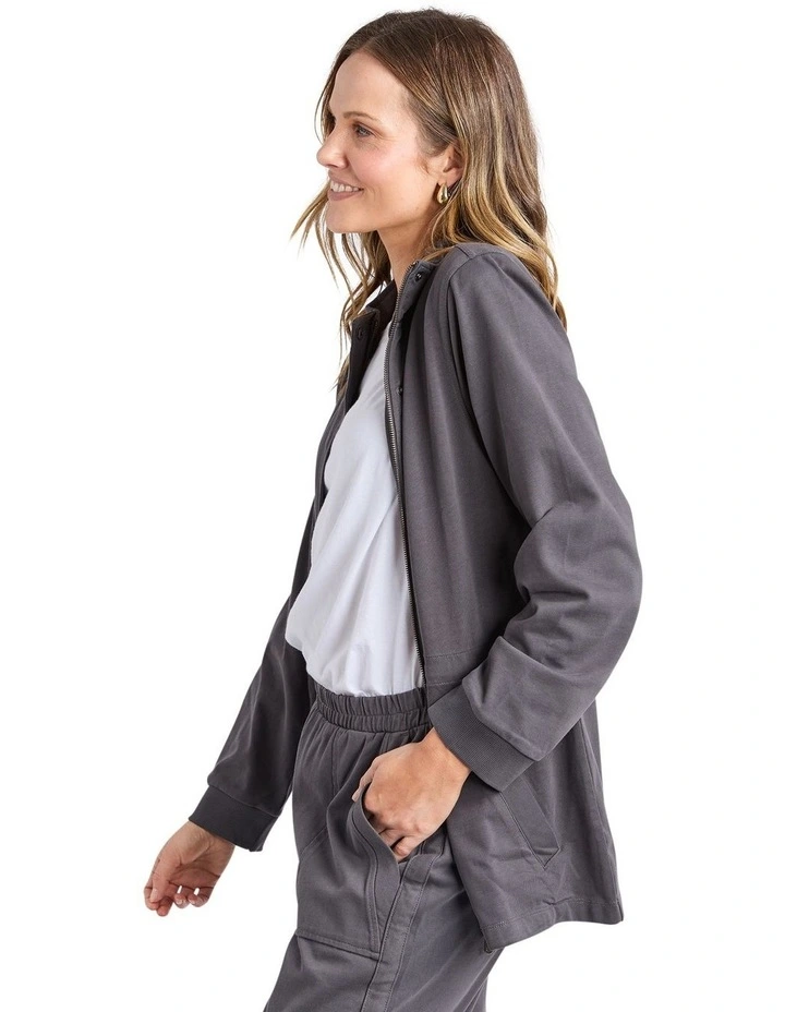 Windsor Anorak in Charcoal image 4