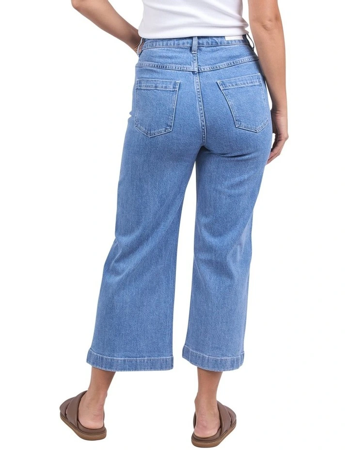 Sarah Crop Jean in Light Blue image 2