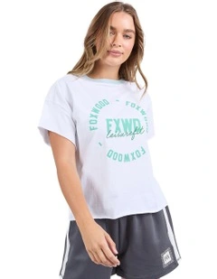 Intensity Contrast Tee in White