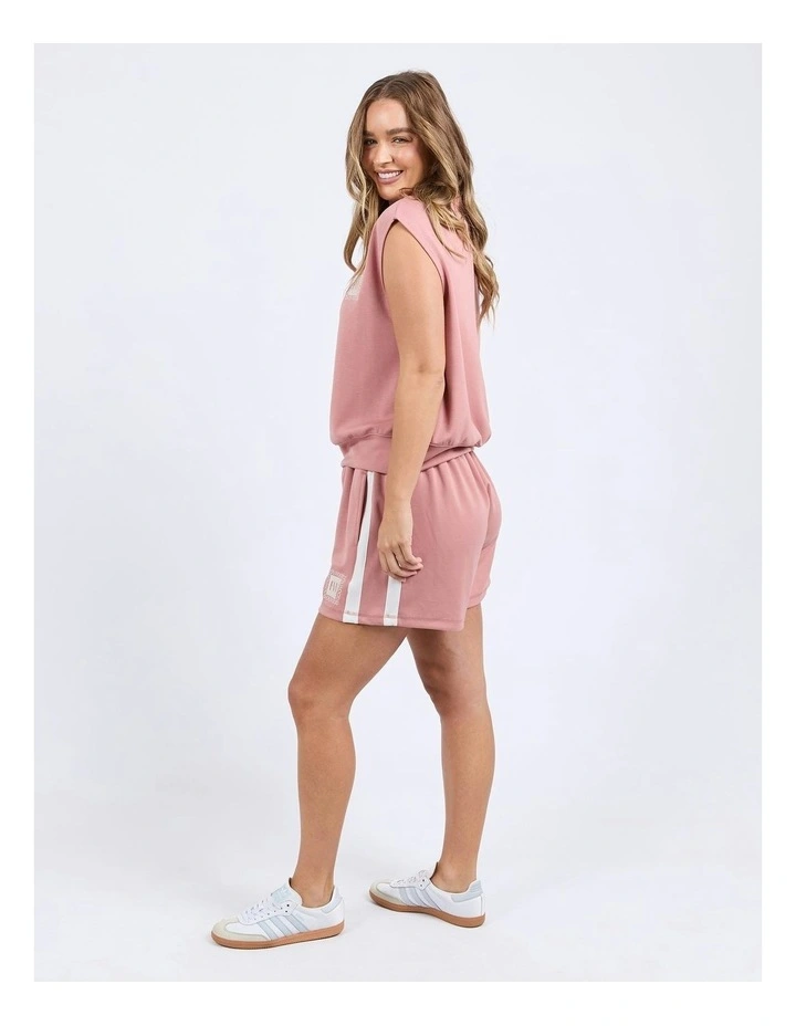 Layla Zip Vest in Dusty Rose image 7