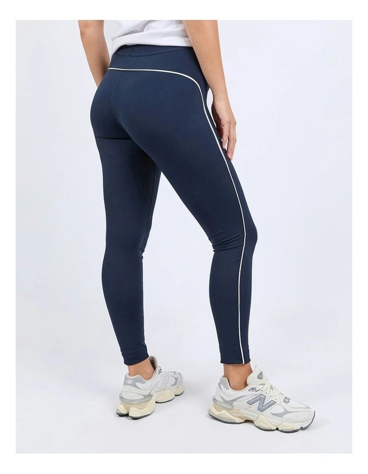 Piping Legging in Navy image 2